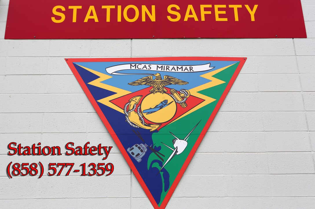 Safety is a top priority aboard Marine Corps Air Station Miramar, Calif., and anything considered hazardous should be reported to Station Safety at (858)577-1359 or the MCAS Miramar Provost Marshal’s Office at (858) 577-4068. (Photo illustration by: Cpl. Owen Kimbrel)