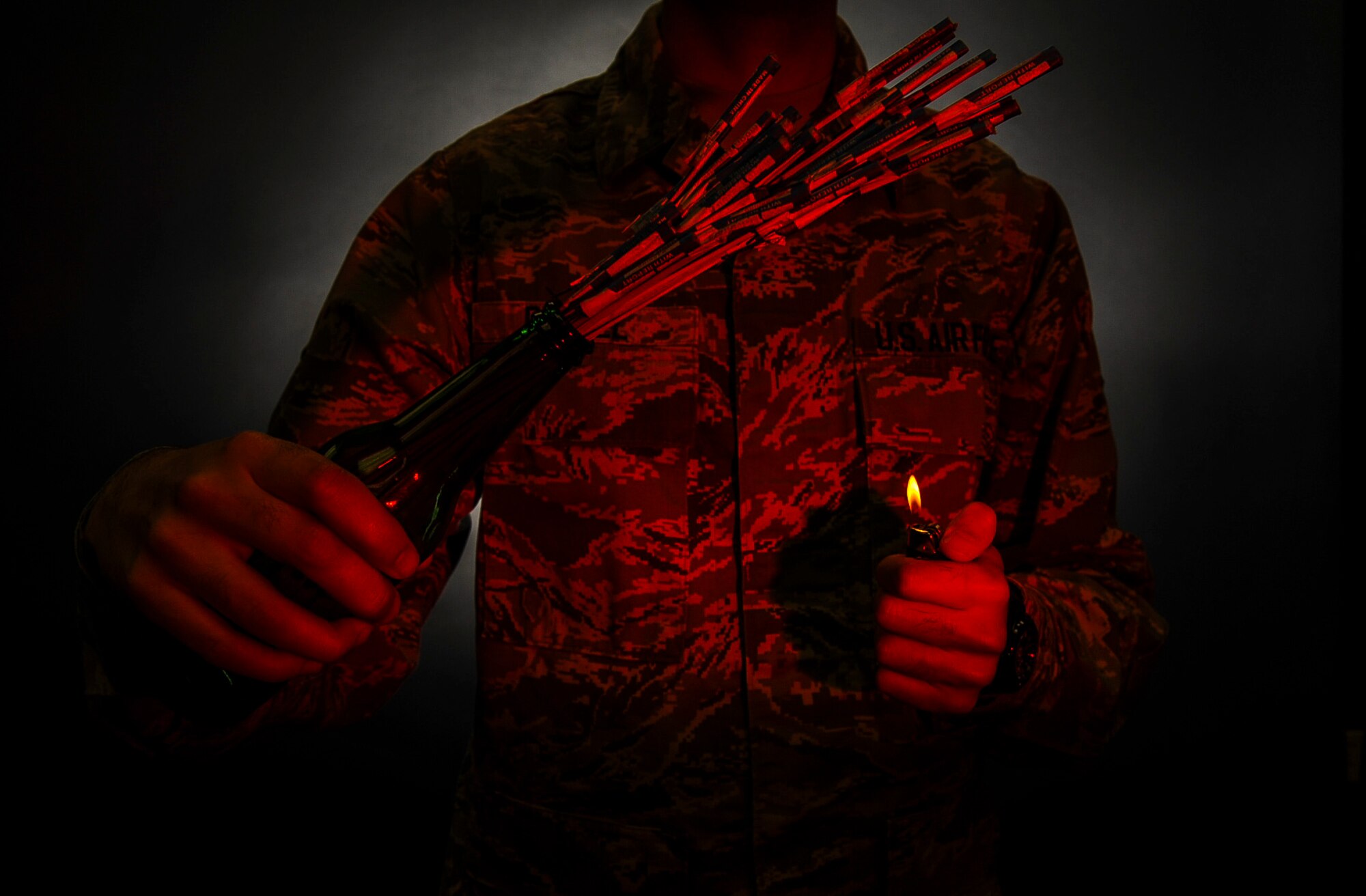 Booze and boom do not mix. In 2012 over 900 people received hospital treatment from accidents involving fireworks. Obey local and installation laws in order to enjoy a safe and responsible Independence Day. (U.S. Air Force photo illustration by Airman 1st Class Cliffton Dolezal)