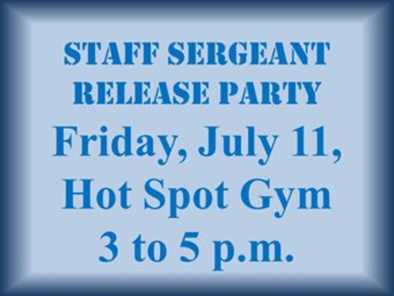 07032014- staff sergeant release party