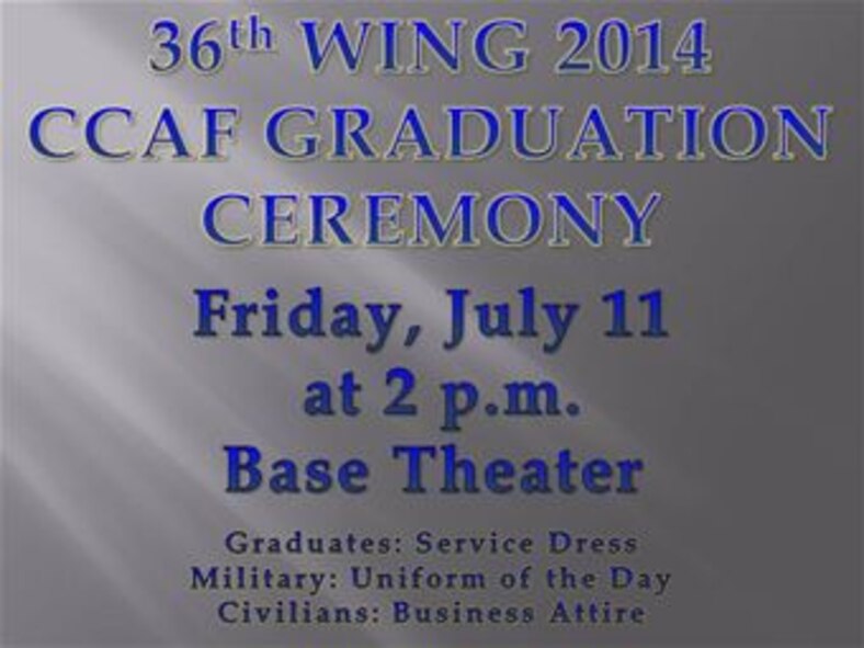 07032014- CCAF Grad Ceremony