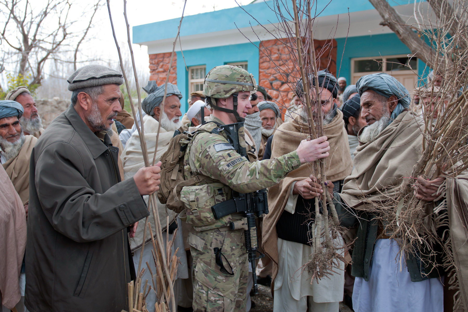 Afghanistan Kansas National Guard Adt Gives Arbor Day Gifts To Locals National Guard Family Programs News The National Guard