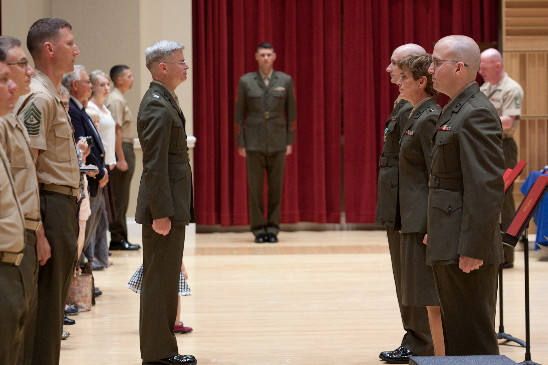 Marine Barracks Washington Annex Promotion And Commission Ceremony