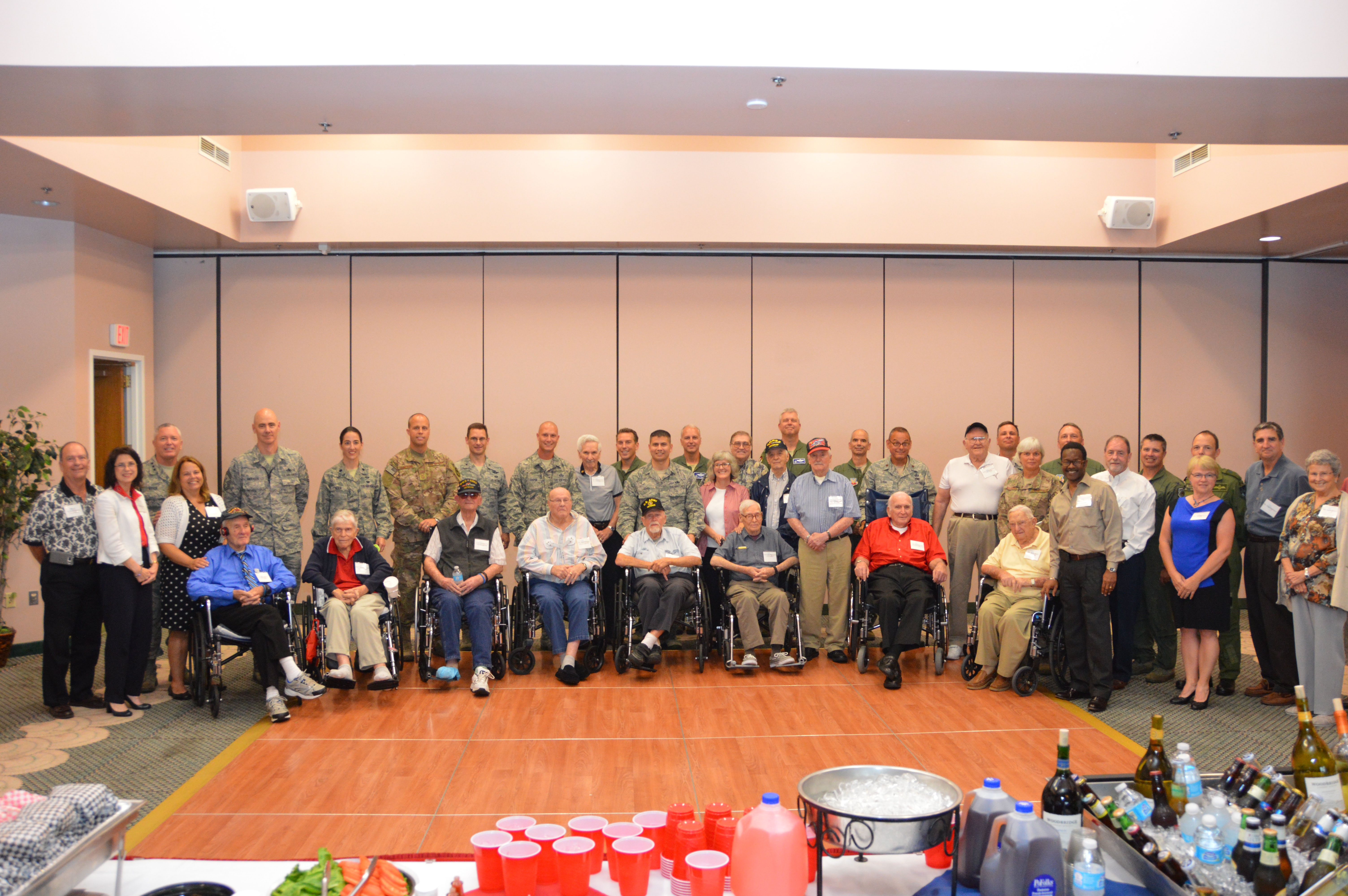 AFNORTH CC Hosts World War II Korean War Veterans CONR 1AF AFNORTH