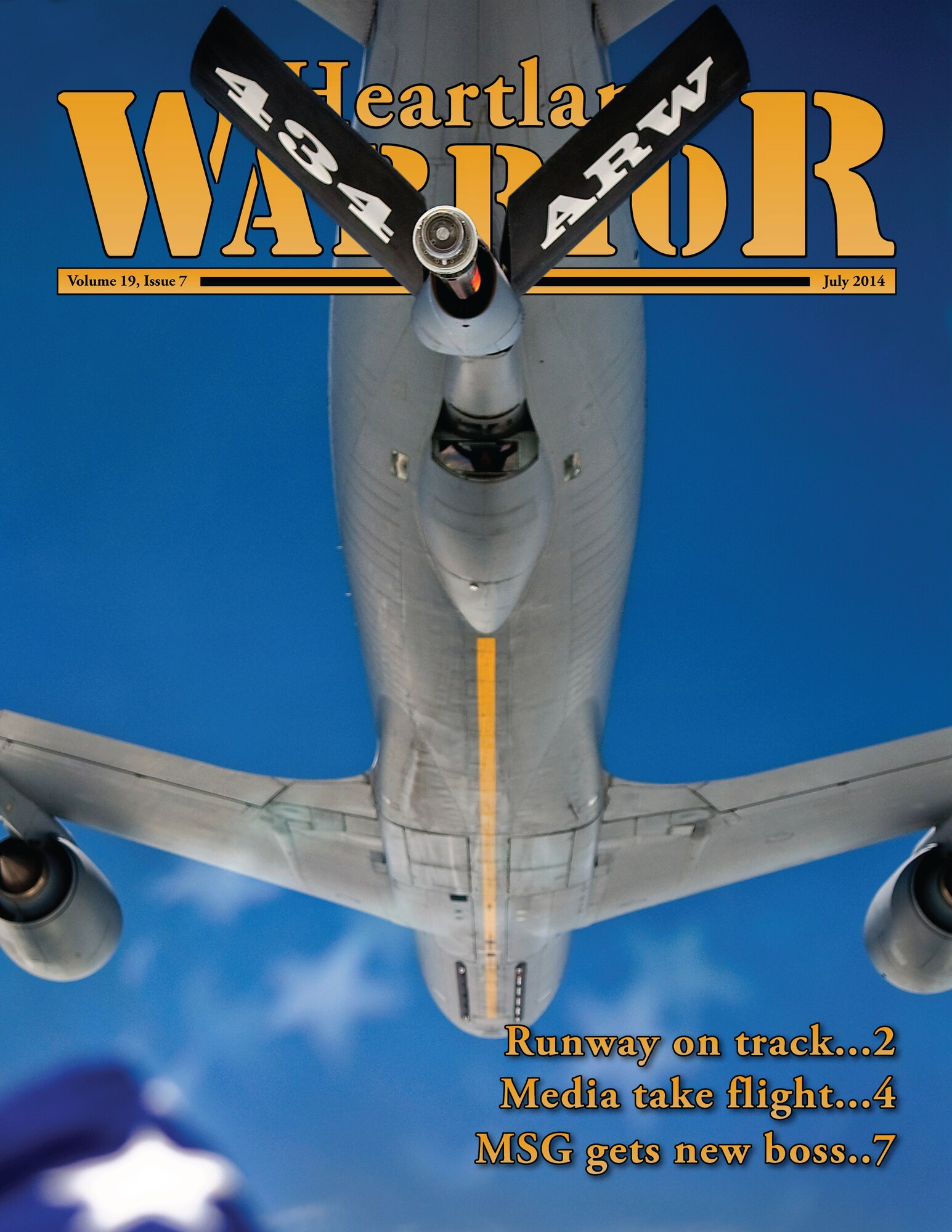 The July edition of the Heartland Warrior is now online. This issue contains 17 pages of news, photos and information about Grissom Air Reserve Base, Ind., and the 434th Air Refueling Wing. (U.S. Air Force photo/Tech. Sgt. Mark R. W. Orders-Woempner) 