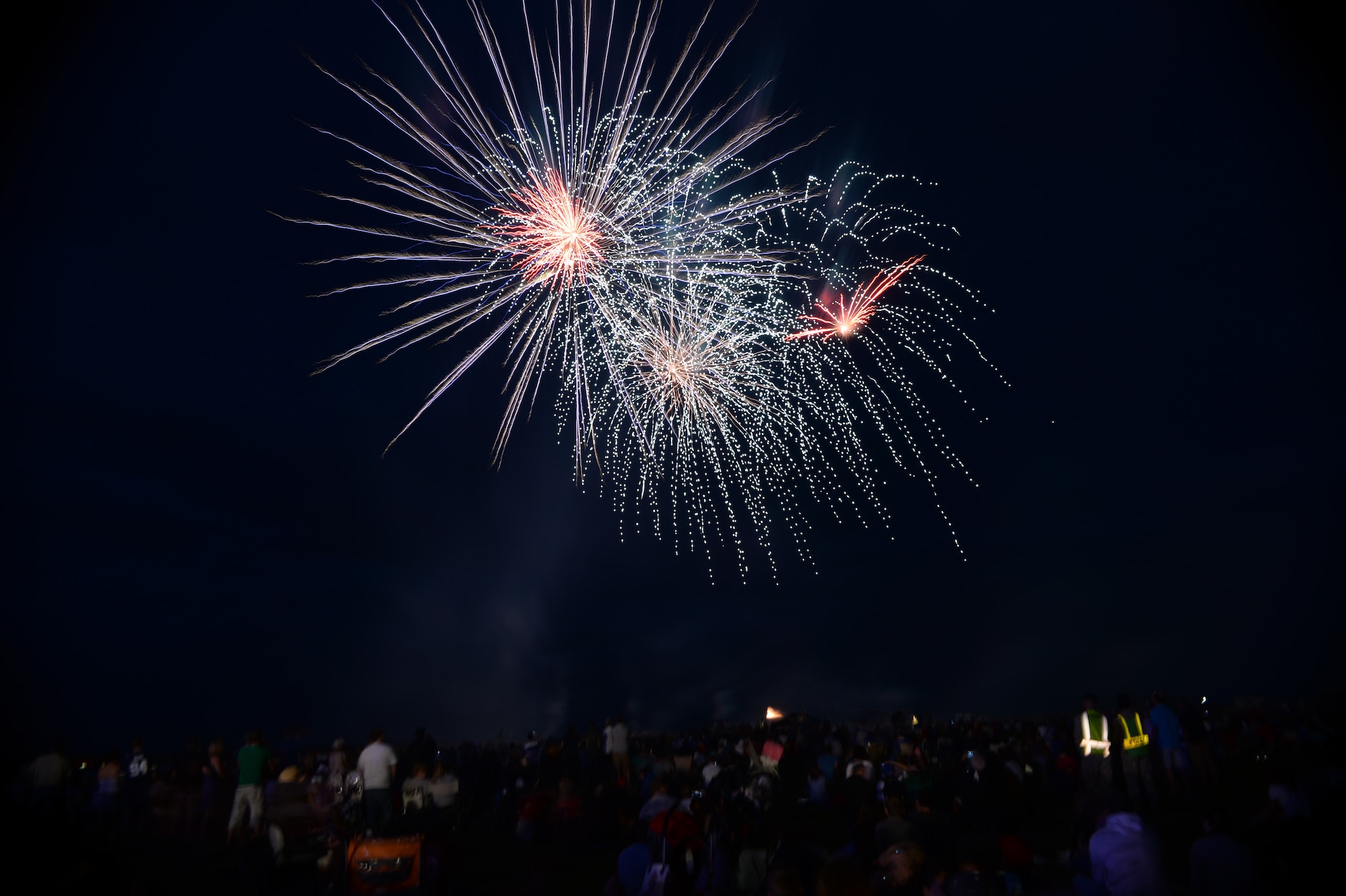 Royal Air Force Feltwell, England, hosted a celebration July 4, 2014. The free, public event featured many events and activities, including rides, games, food booths, an aerial demonstration from the RAF Red Arrows, and a fireworks display. (U.S. Air Force photo by Staff Sgt. Emerson Nuñez/Released)
