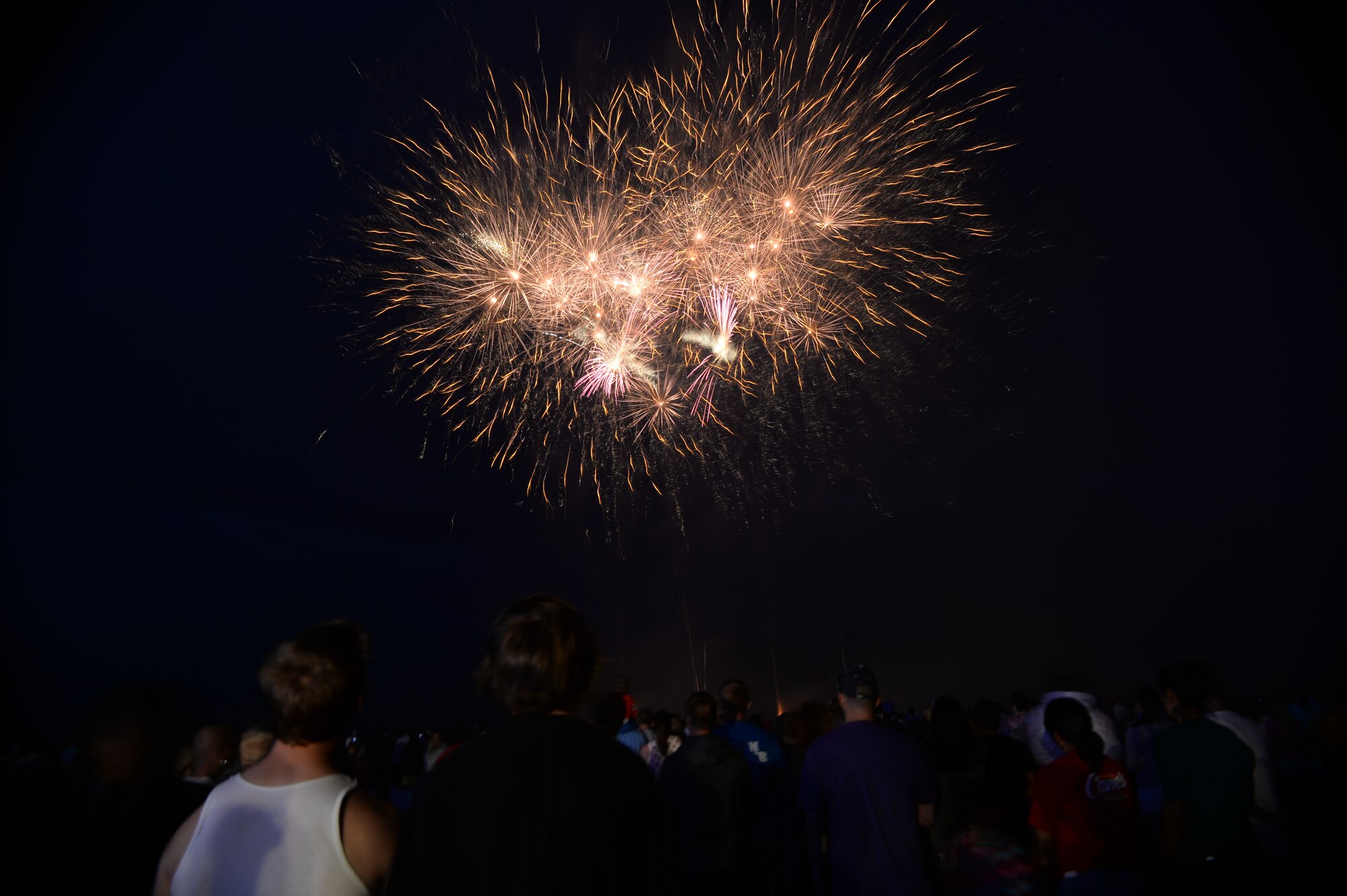 Royal Air Force Feltwell, England, hosted a celebration July 4, 2014. The free, public event featured many events and activities, including rides, games, food booths, an aerial demonstration from the RAF Red Arrows, and a fireworks display. (U.S. Air Force photo by Staff Sgt. Emerson Nuñez/Released)