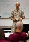The Advanced Warfighting Experiment doesn't just set itself up. Even after considerable planning, there are still details to workout and of course setting up the Exercise Control Centers or as we call them, EXCONS. The EXCONS are a crucial element to conducting any experiment, especially one the size of the AWE. LtCol Charles Berry (pictured) has the lead for the AWE.
