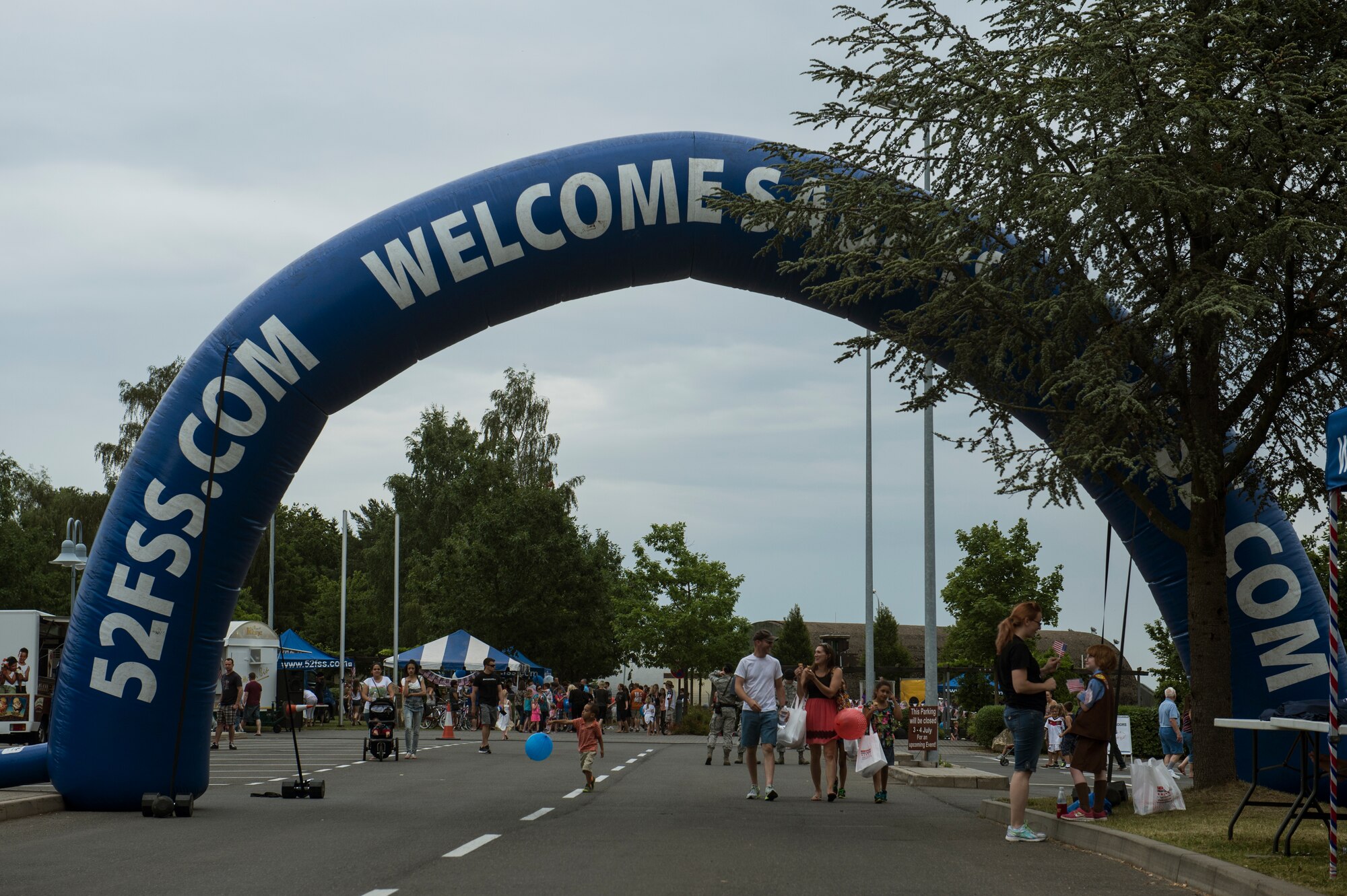 Spangdahlem community members attend Super Saber Appreciation Day July 4, 2014, at Spangdahlem Air Base, Germany. The annual event celebrated Independence Day. (U.S. Air Force photo by Senior Airman Rusty Frank/Released)