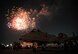 Fireworks explode above an A-10 Thunderbolt II during Liberty Fest at Osan Air Base, Republic of Korea, July 4, 2014. The static displays of an A-10 and F-16 Fighting Falcon provided the backdrop for the night’s finale. (U.S. Air Force photo/Airman 1st Class Ashley J. Thum)