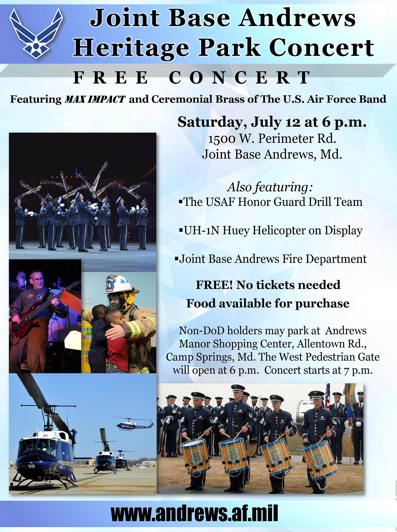 JBA Heritage Park to host concert > Joint Base Andrews > Article Display