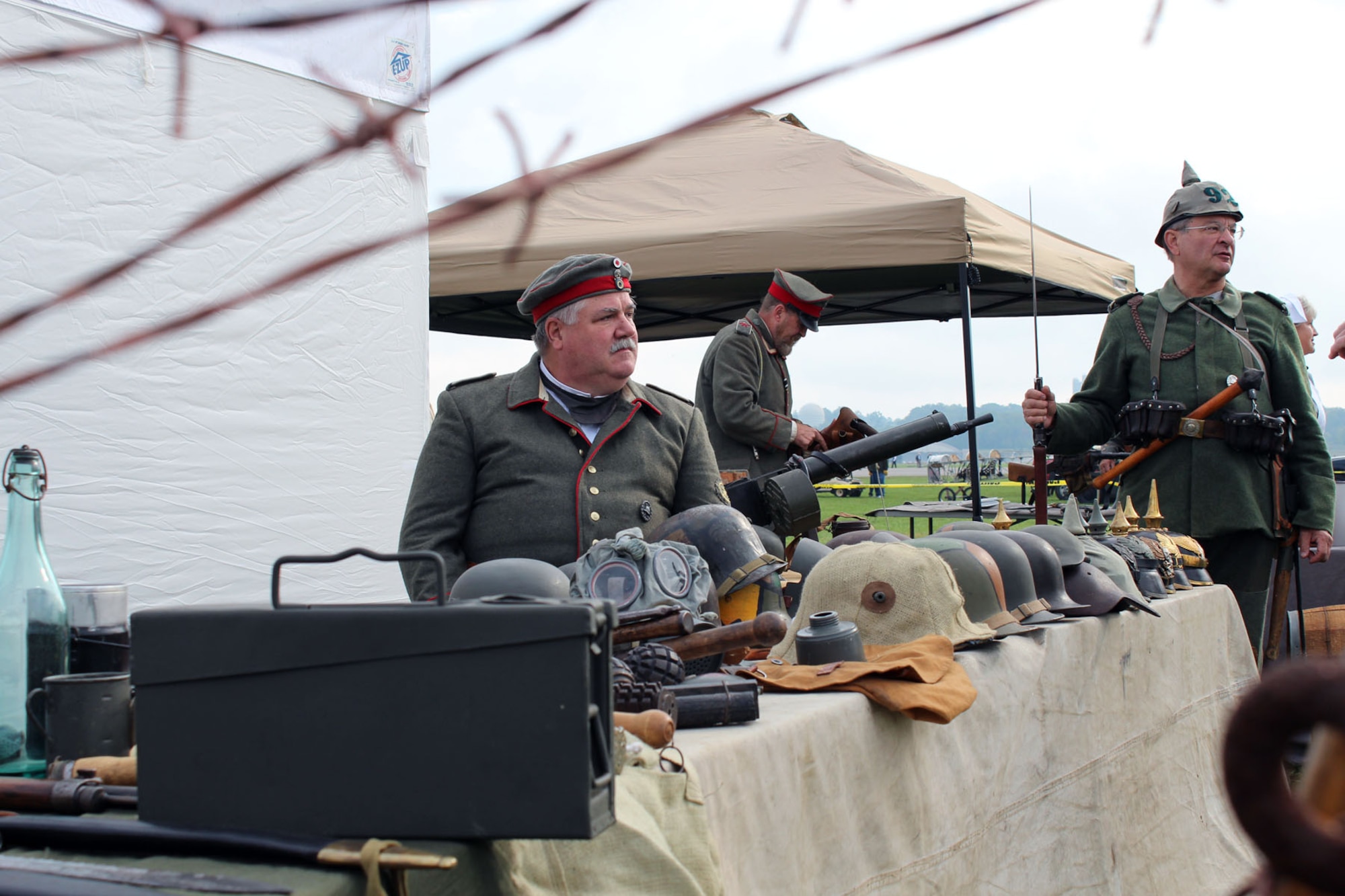 Several reenactors participated in the World War I Dawn Patrol Rendezvous in 2011 at the National Museum of the U.S. Air Force near Dayton, Ohio. This year's event is schedule to take place Sept. 27-28. (U.S. Air Force photo)