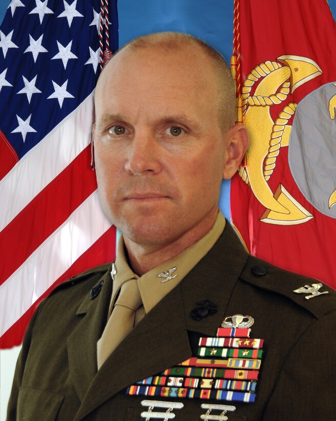 Col Baldwin, Commanding Officer Marine Corps Engineer School.
