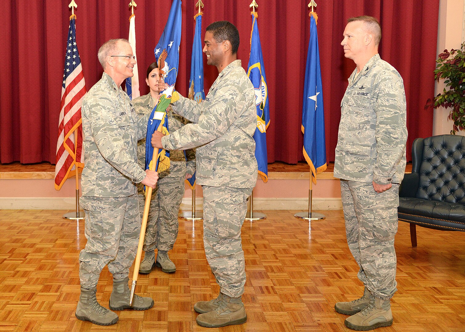 502nd ISG change of command ceremony Smith takes command Joint