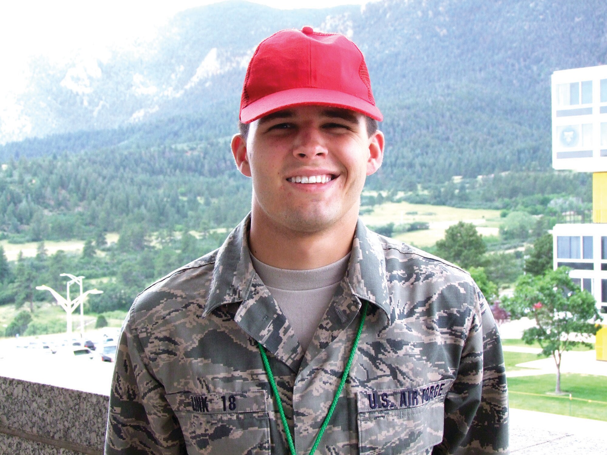 Basic Cadet Todd J. Link is from Seattle. He's assigned to the Demons squadron. (U.S. Air Force photo/Senior Airman Veronica Ward)
