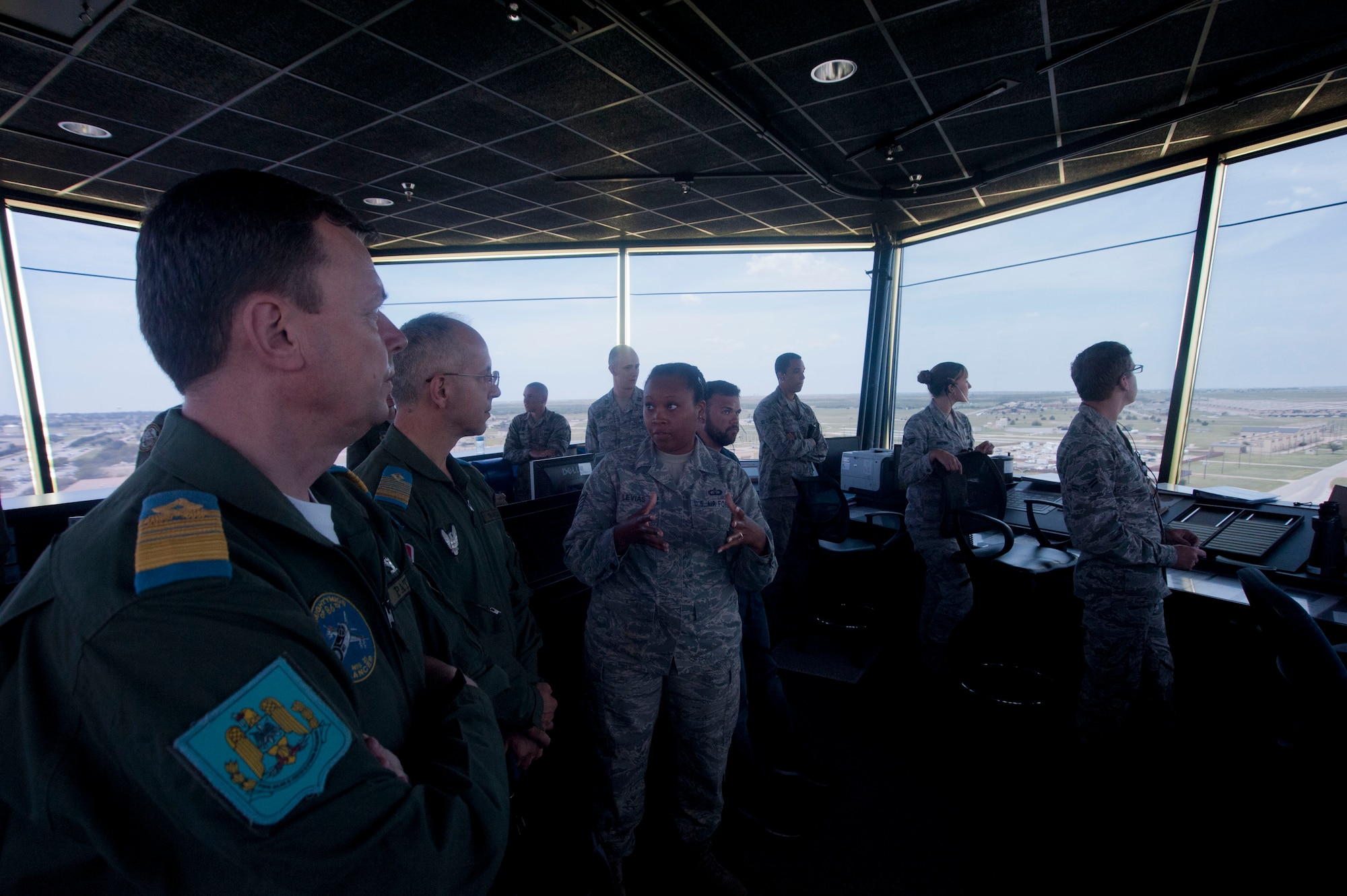 The Romanian Air Force visited Sheppard July 8-11 to witness the role it plays in training and inspiring warriors on the global scale. The visit was meant to establish international bonds and potential joint training ventures. (U.S. Air Force photos by Airman 1st Class Jelani Gibson) 
