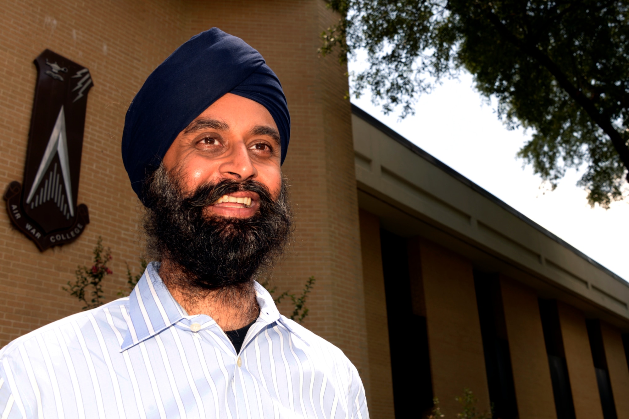 Naunihal Singh, professor of African Cultural Studies, Regional Culture studies at the Air University's Air War College. (U.S. Air Force Photo By Staff Sgt. Gregory Brook)