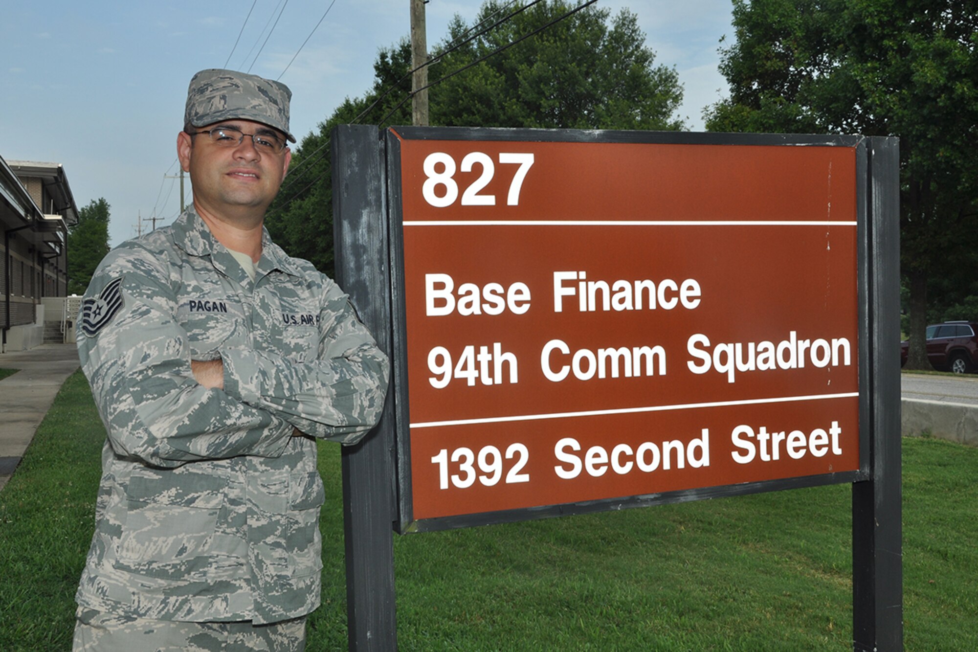 Tech. Sgt. Roberto L. Pagan is the 94th Airlift Wing Finance Management Air Reserve Technician. I serve as the deputy disbursing officer, government travel card manager, and the newly appointed civilian pay and Unit Training Assembly Participation System base focal point. (U.S. Air Force photo/Master Sgt. James Branch)