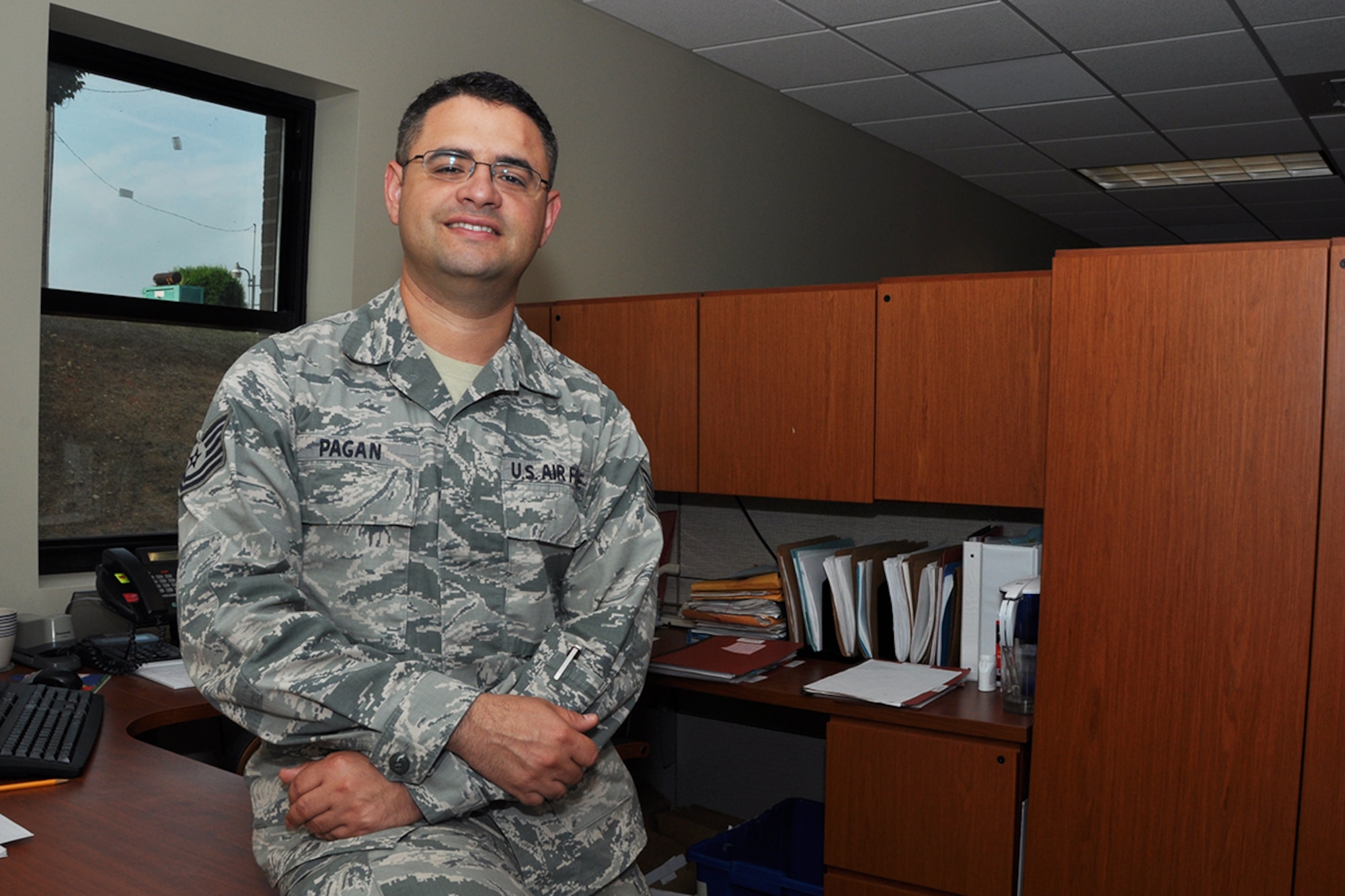 Tech. Sgt. Roberto L. Pagan is the 94th Airlift Wing Finance Management Air Reserve Technician. I serve as the deputy disbursing officer, government travel card manager, and the newly appointed civilian pay and Unit Training Assembly Participation System base focal point. (U.S. Air Force photo/Master Sgt. James Branch)
