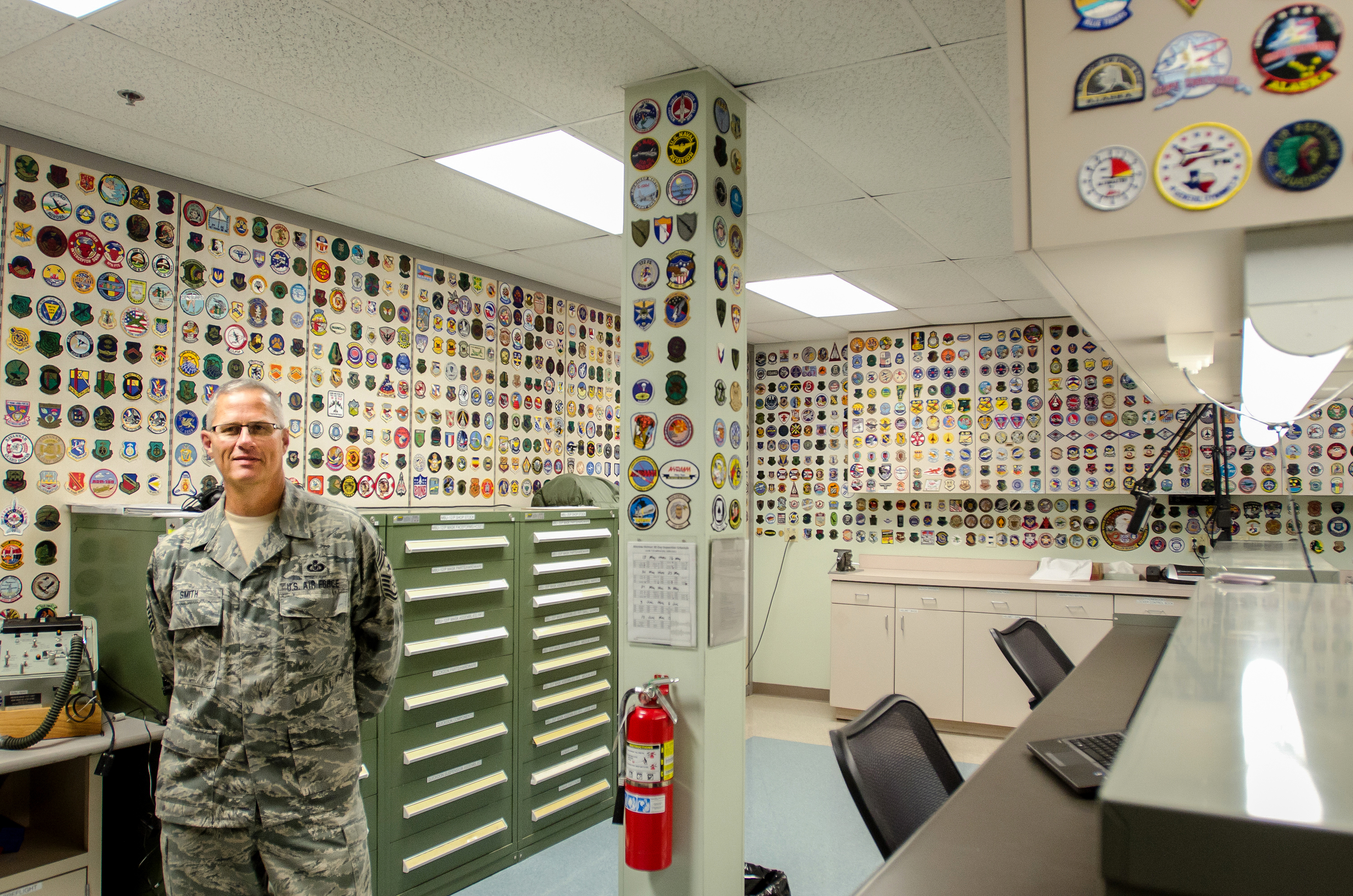 Military patch collection a labor of love for Smith, Aircrew Flight  Equipment > 123rd Airlift Wing > Article Display