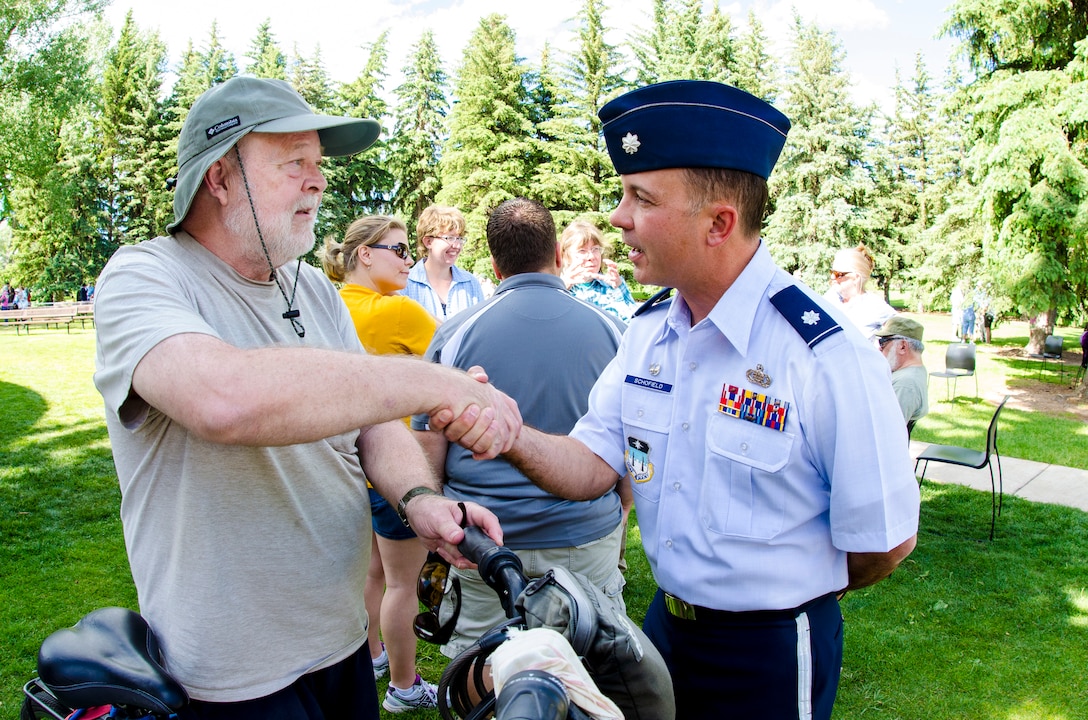 The United States Air Force Academy Band performed an Independence Day Celebration for audiences in Wyoming and South Dakota.  (U.S. Air Force photo/Tech. Sgt. Patrick Brush)