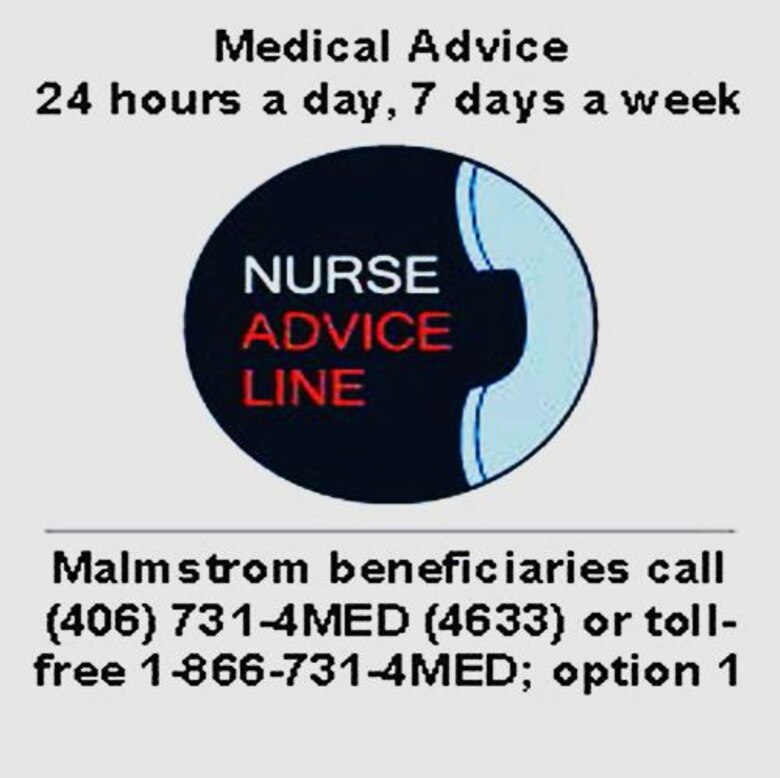 Nurse Advice Line and afterhours medical care > Malmstrom Air Force Base > Article Display