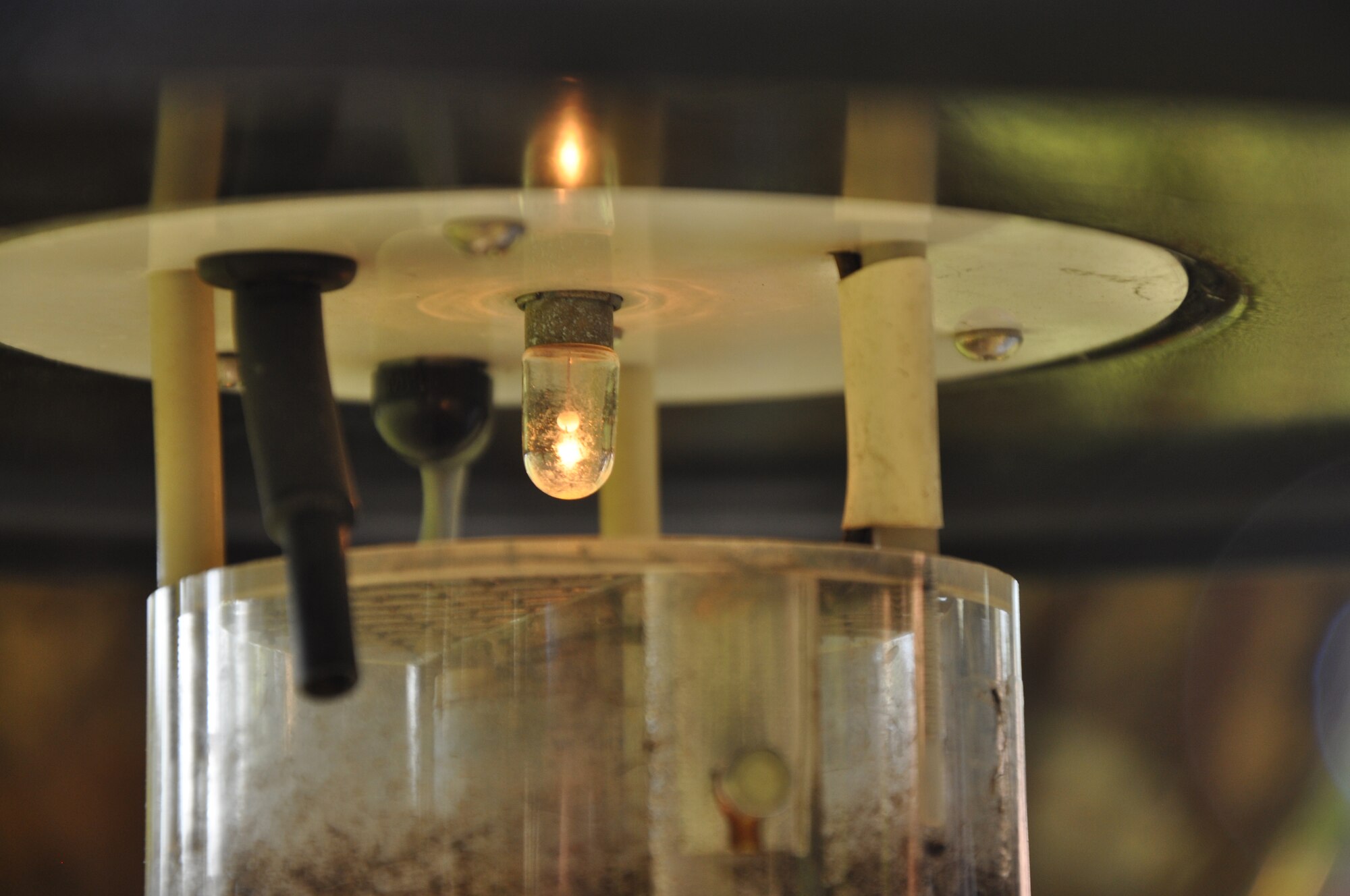 Surveillance traps use a combination of light and carbon dioxide to attract mosquitos. NHCC preventative medicine technicians provide surveillance for five areas throughout the Weapons Station, setting up Center of Disease Control light traps that lure and capture mosquitos so they can be counted, deciphered according to species and sex, and sent to labs to be tested. (US Navy photo by Kris Patterson)