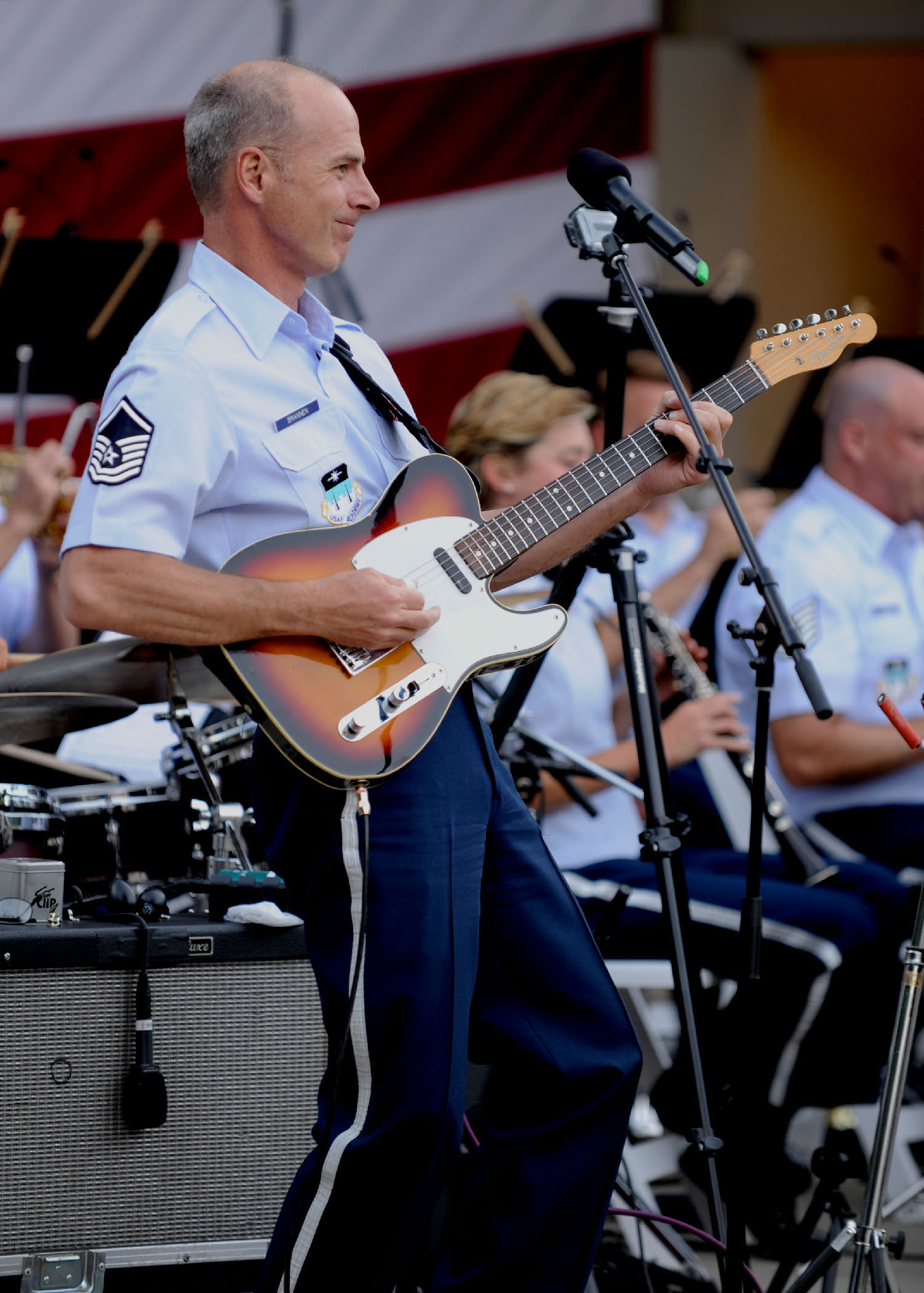 The USAFA Band performed an Independence Day Celebration concert for thousands of tourists at Mt. Rushmore.