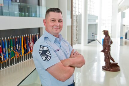 Chief Master Sgt. Christopher C. Guy, the personnel area functional manager assigned to the Air National Guard Readiness Center, Joint Base Andrews, Maryland, will serve on a three-member team that will make recommendations on enhanced data sharing and the efficient transfer of the service member treatment records between the Department of Defense and the Department of Veterans Affairs. 