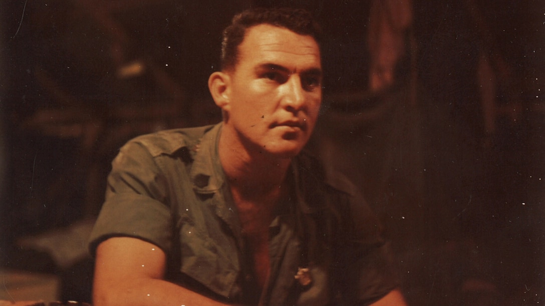 Walt Sides poses for a photo while on deployment in Vietnam. As a staff sergeant, he did two tours in Vietnam. He was the platoon sergeant of the first Marine Corps scout sniper platoon to be trained exclusively in combat during his first tour. (Photo courtesy of Walt Sides)