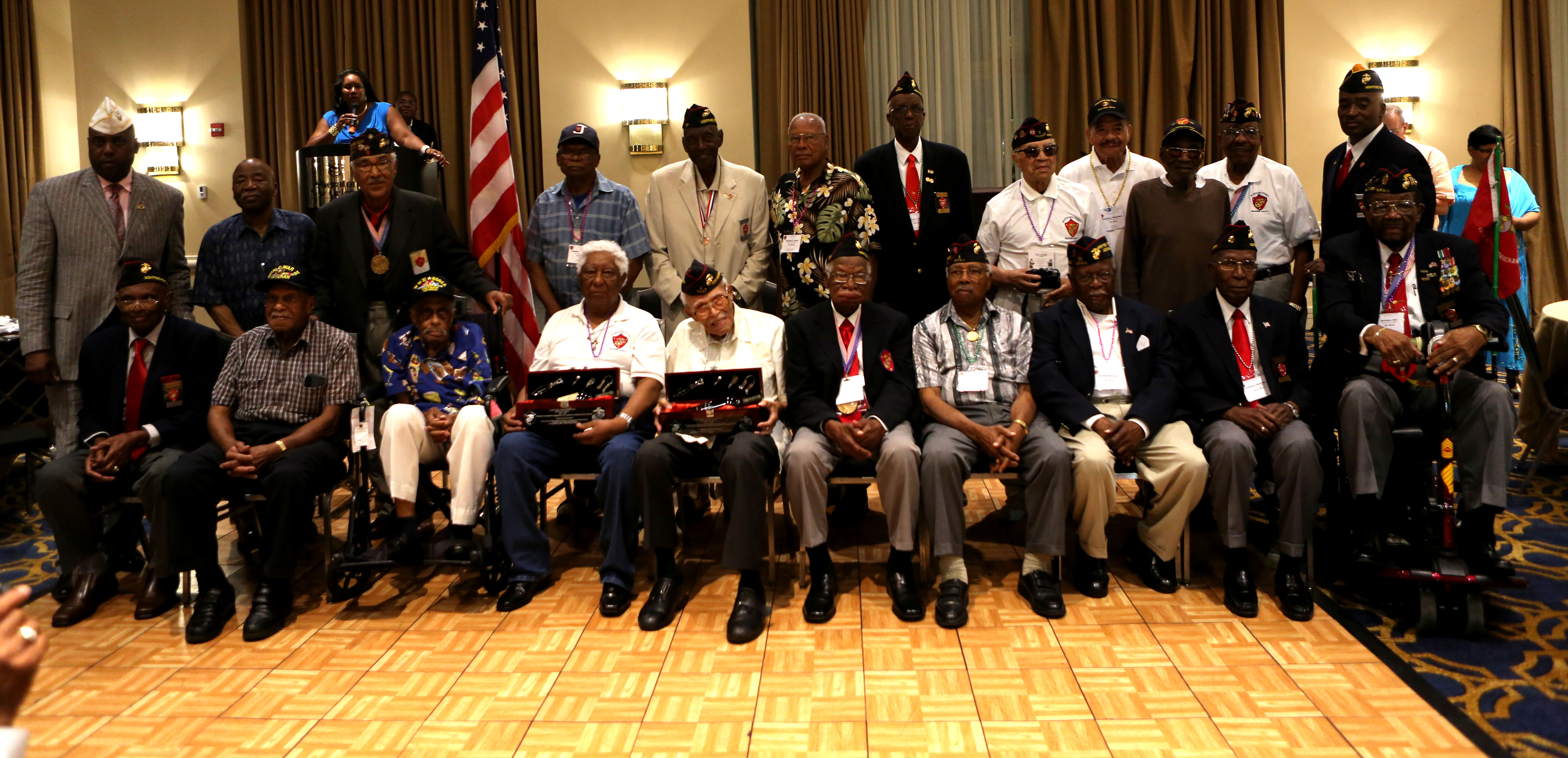 Montford Point Marines receive Congressional Gold Medal