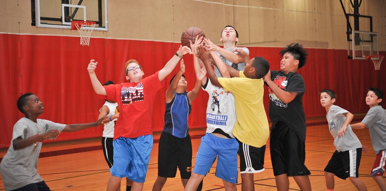 Basketball Camp Teaches More Than Game Luke Air Force Base
