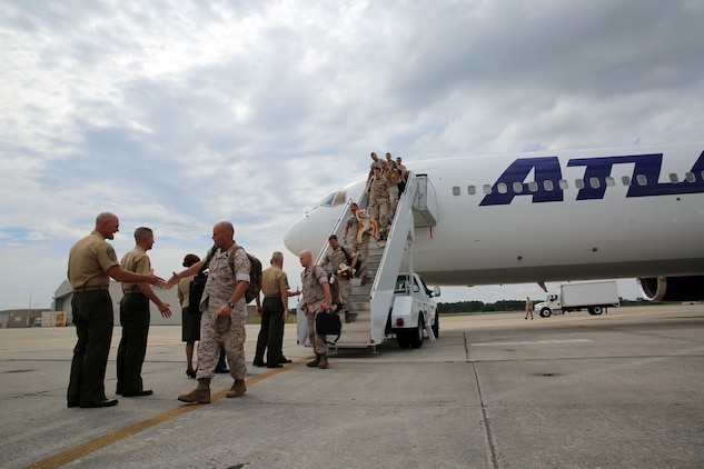 Marines with Marine All Weather Fighter Attack Squadron 224 returned to Marine Corps Air Station Beaufort July 11, after a six month deployment to the Western Pacificin support of the Unit Deployment Program. The UDP is designed to balance strategic capabilities in the Pacific theater to train with allies, respond to crises and promote security and cooperation across the region.