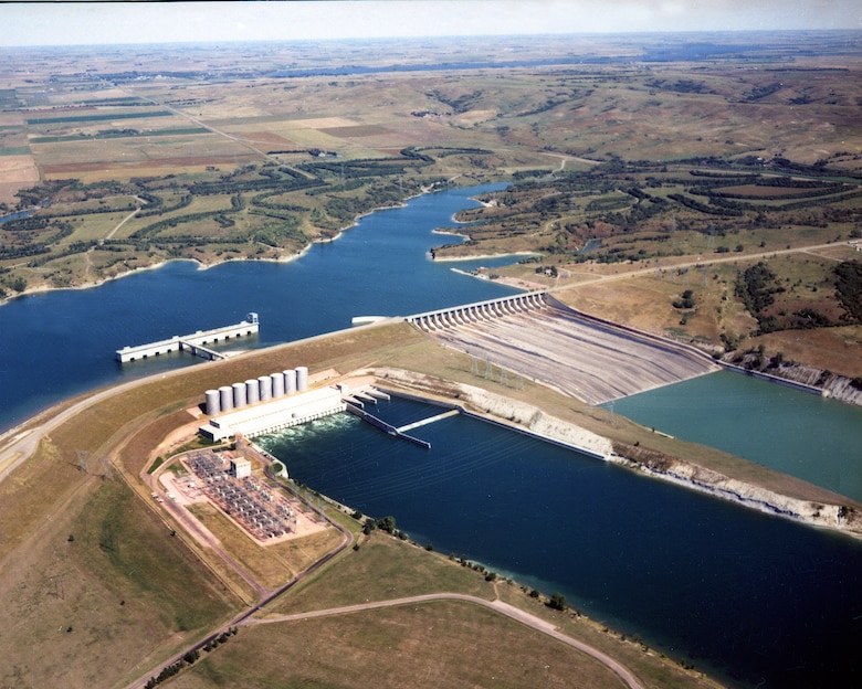 Lake Francis Case and Fort Randall Dam are located within the rolling plain of the Missouri Plateau, and bordered by rugged bluffs, broken by a complex of eroded canyons and ravines and has become one of the most popular recreation spots in the Great Plains.
Fort Randall Dam lies within view of the military post from which it takes its name. The name of the original fort honored Colonel Daniel W. Randall, one-time deputy paymaster of the Army. 
