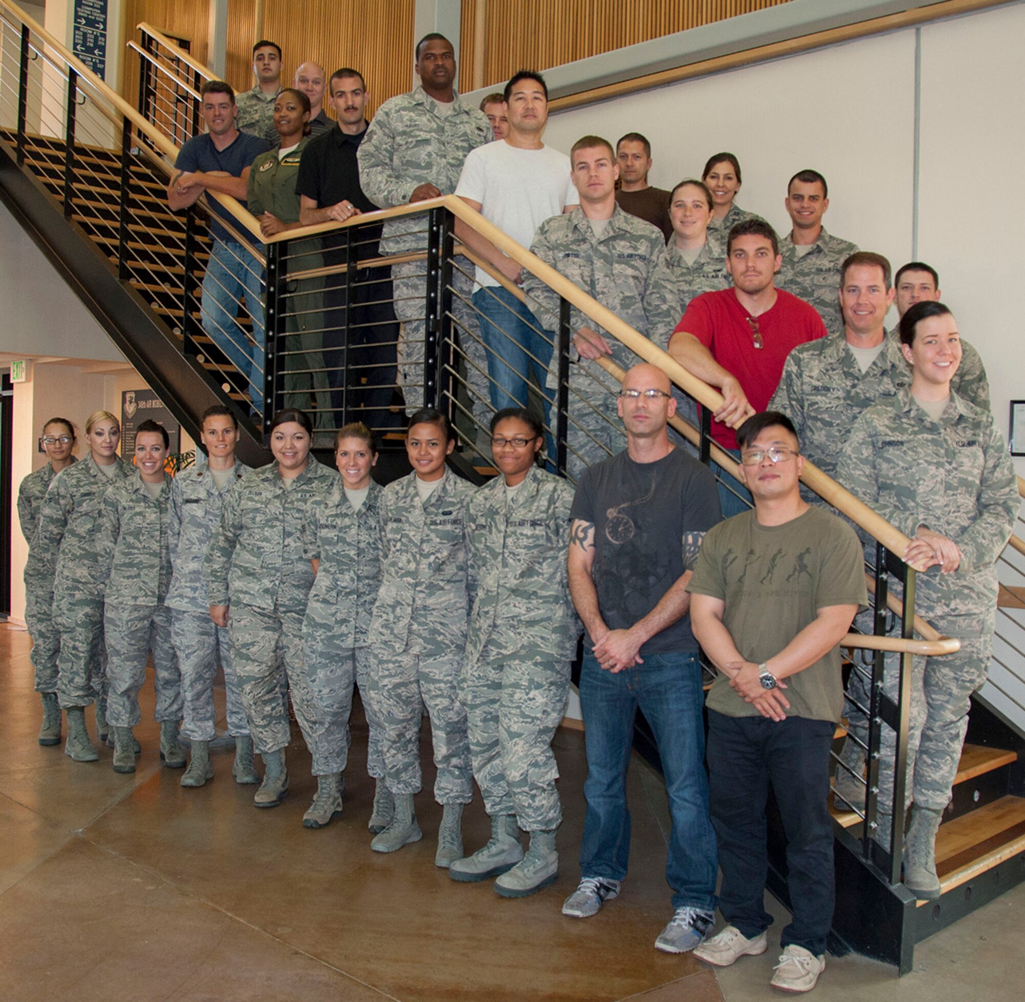 TRAVIS AIR FORCE BASE, Calif. -- Newcomers July 13, 2014. (U.S. Air Force photo / Staff Sgt. Amelia Leonard) 