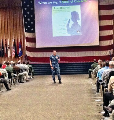 An outreach team from the Center for Character and Leadership Development here has traveled across the country to expand awareness of leadership development. (U.S. Air Force/Courtesy photo)