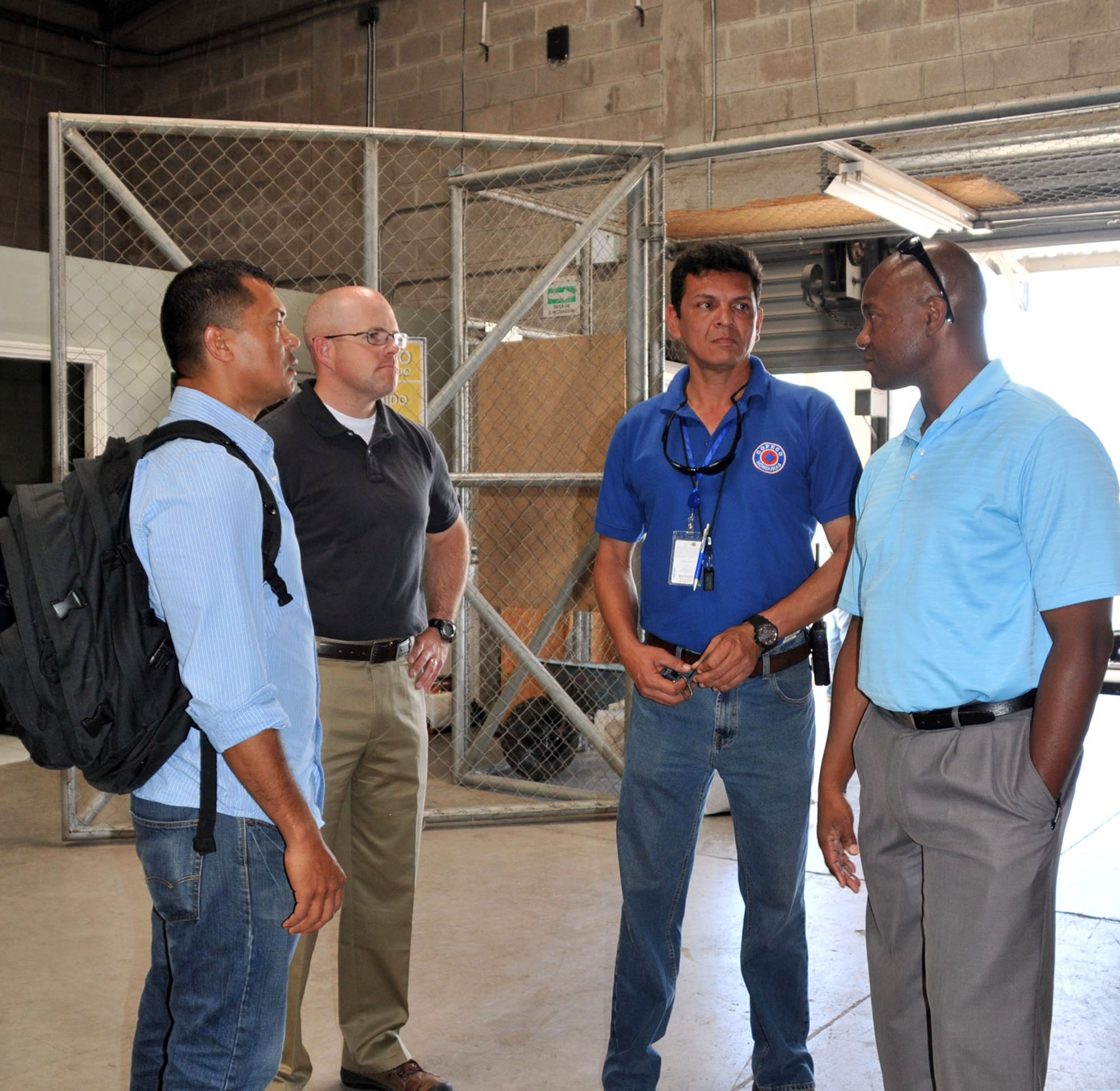 Joint Task Force-Bravo servicemembers conducted a visit to the Permanent Contingency Commission, the Honduran FEMA equivalent, in Tegucigalpa, Honduras to learn about disaster relief capabilities and be familiarized with the Honduran emergency management team.(Photos by Ana Fonseca)