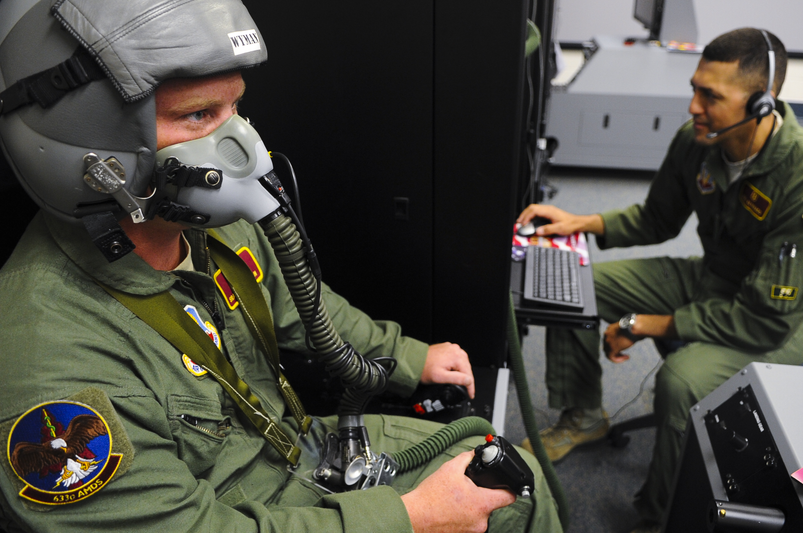 Flying high : Aircrew members undergo altitude chamber training