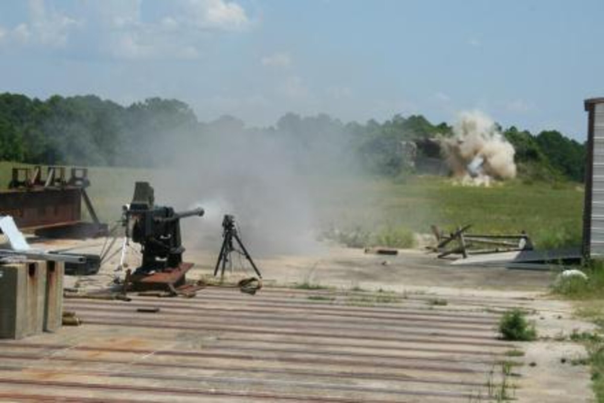 AFRL’s Munitions Directorate modified and tested 1950s-era US Army “Duster” gun systems in support of an AFSOC need, saving $8.7 million. (AFRL Image)