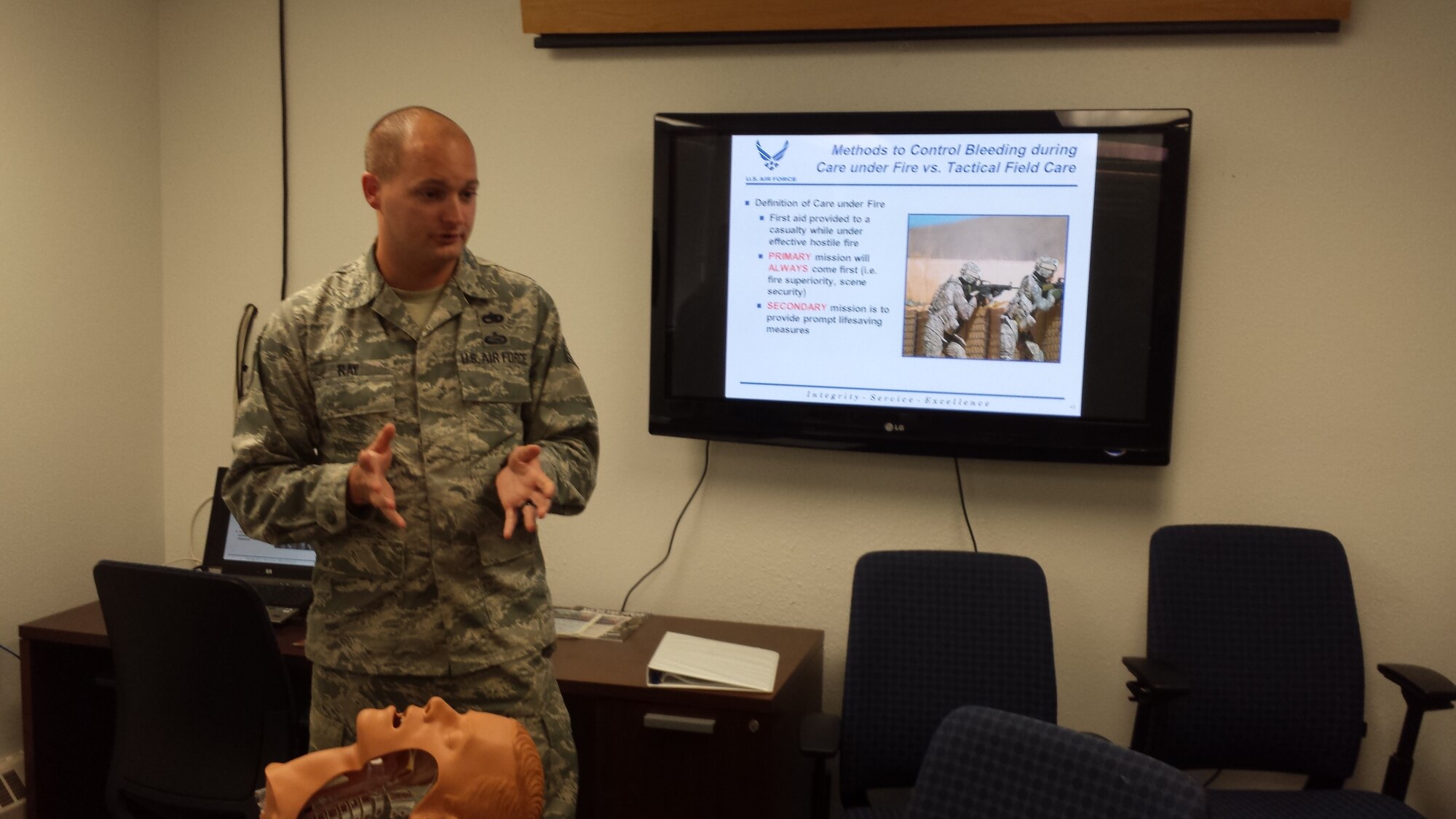 Staff Sgt. Richard Ray, 58th Operations Support Squadron, was selected as Kirtland Warrior for July 2014.