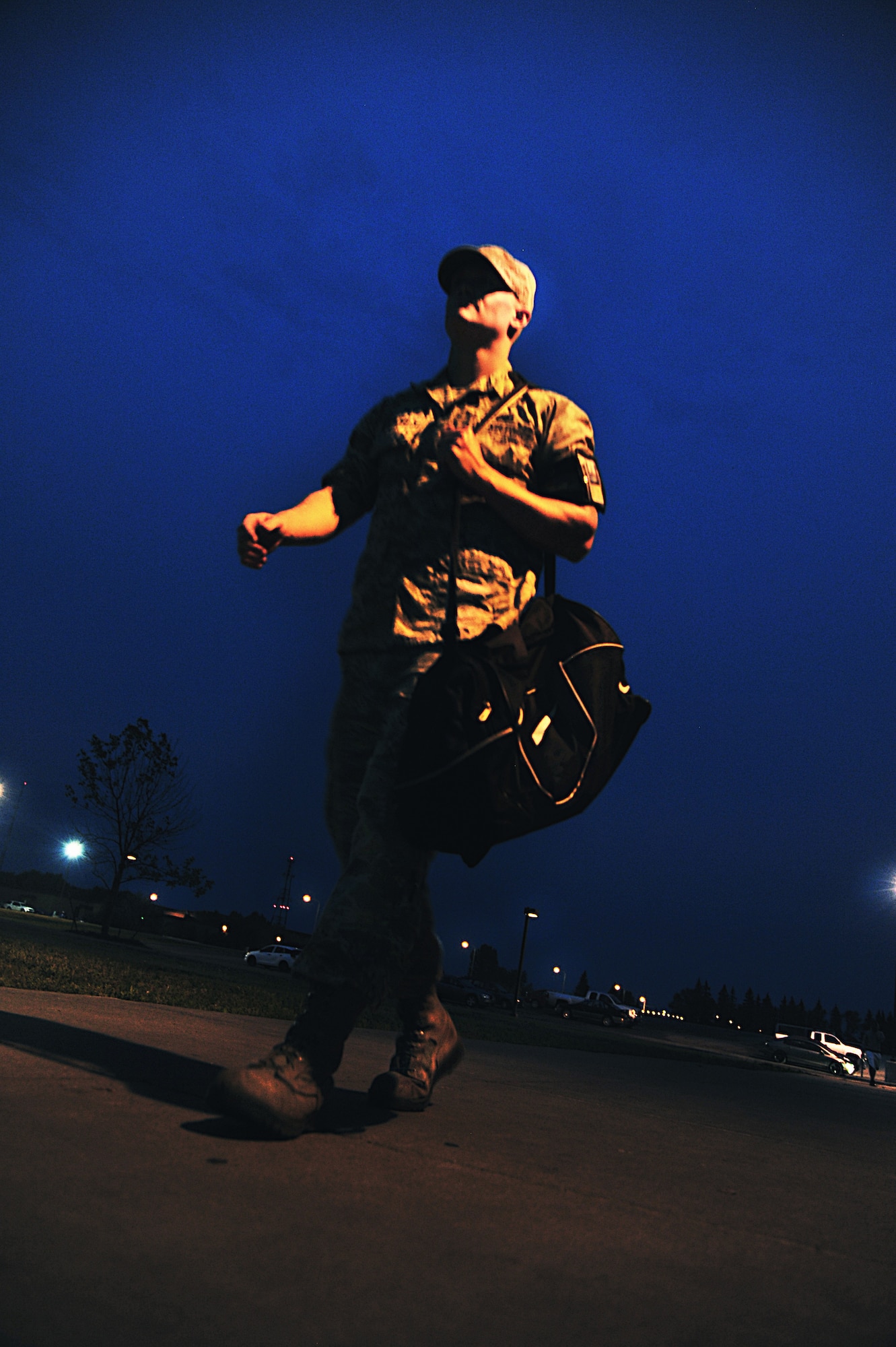 Beginning July 25, 2014, Airmen from Minot Air Force Base, N.D. can use the McAdoo Fitness and Sports Center 24-hours a day. The fitness center remains open to all Minot AFB personnel during normal operating hours, 5 a.m. to midnight.  Outside of normal operating hours, the fitness center will be limited to military personnel, DoD civilians, retired military personnel and dependents over the age of 18. (U.S. Air Force photo/Senior Airman Stephanie Morris).