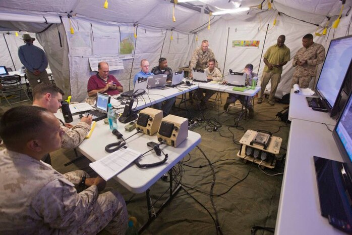 Kahuku Training Area Exercise Control during the Advanced Warfighting Experiment (AWE)