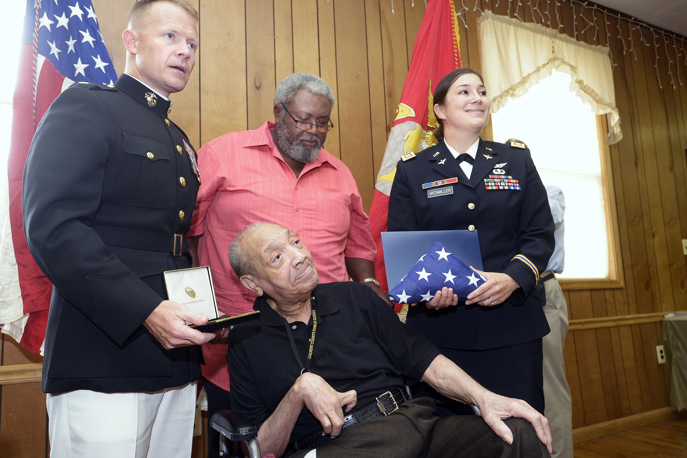 Montford Point Marine receives Congressional Gold Medal