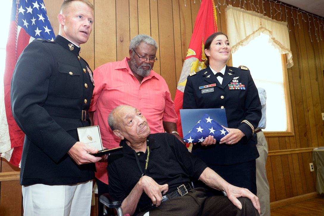 Montford Point Marine receives Congressional Gold Medal