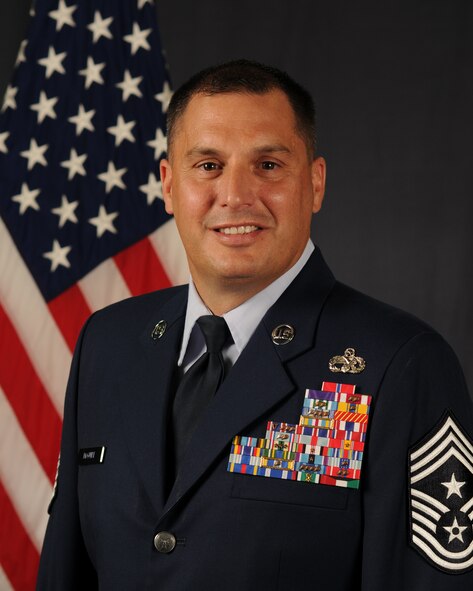 Chief Master Sgt. Daniel P. McGuire is the command chief for the 18th Wing, Kadena Air Base, Okinawa, Japan.
