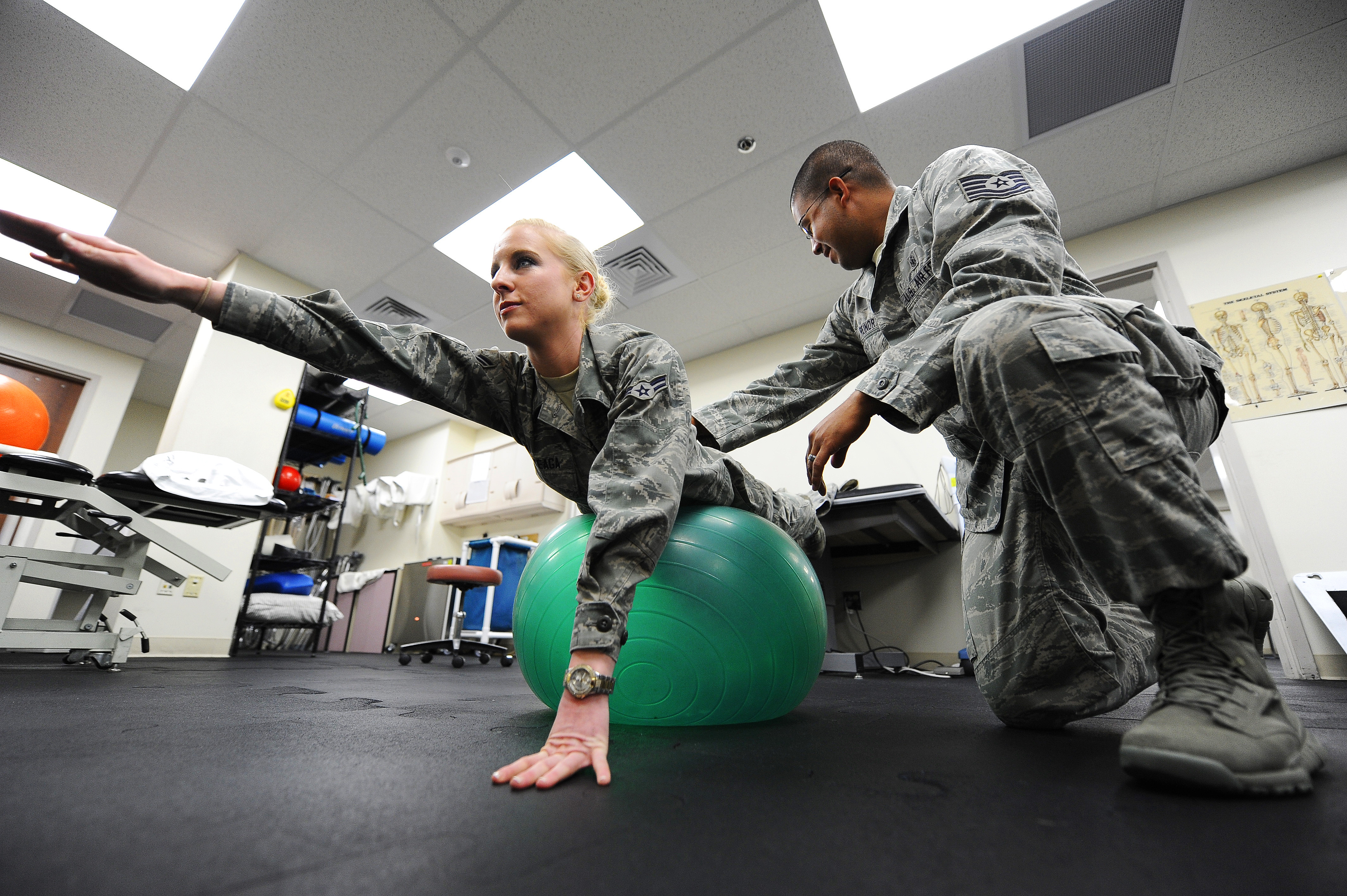 Recovery through physical therapy > Malmstrom Air Force Base > Display