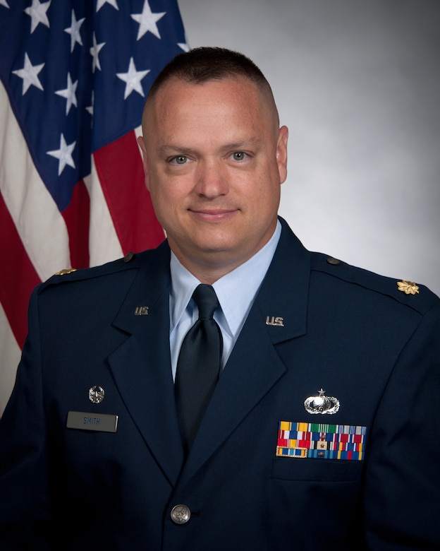 Maj. Gene Smith, 460th Space Wing Contracting Flight commander