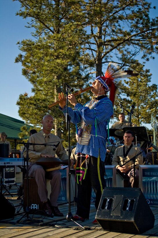 The U.S. Air Force Academy Band completed a seven-day concert band tour through Wyoming and South Dakota celebrating Independence Day (U.S. Air Force Photo/Master Sgt. Heike Gazetti)