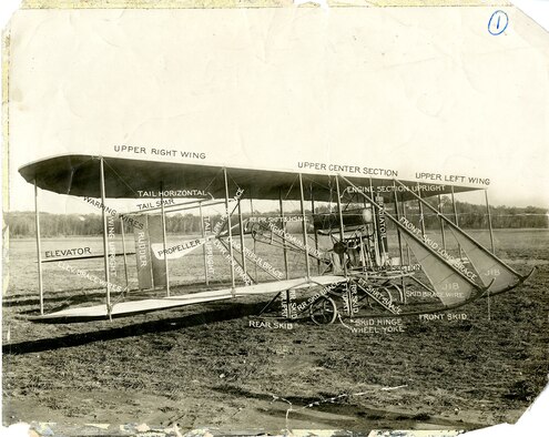 Master Sgt. Carl T. Hale, one of the first enlisted men assigned to the Aviation Section of the Army Signal Corps, was assigned to the Wright section first at College Park, Md., and later at Texas City, Texas. This series of photos depicts early flying activities at Texas City. Hale retired in 1938 after more than 30 years of service in Army aviation. (U.S. Air Force photo)