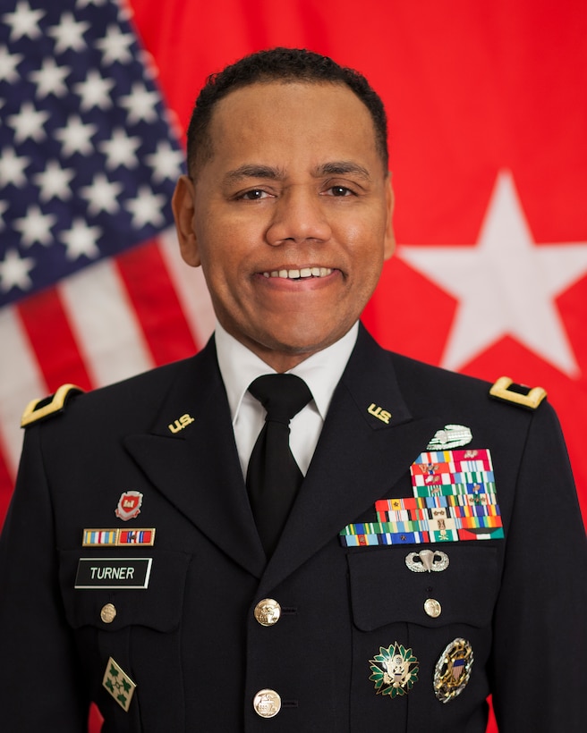 BG C. David Turner Assumes Command of South Atlantic Division
On July 24, 2014, Brigadier General C. David Turner assumed command of the U.S. Army Corps of Engineers, S. Atlantic Division in a ceremony in Atlanta. Shown here is BG Turner receiving the command flag from MG Todd T. Semonite, Deputy Commander of USACE. We welcome BG Turner to the South Atlantic Division.