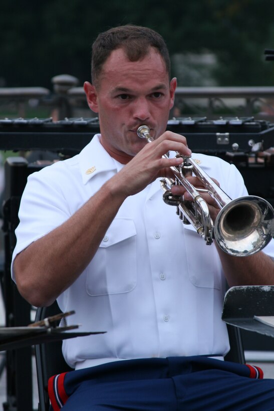 The Marine Band Summer Fare concerts at 8 p.m., Wednesday, July 30 and Thursday, July 31, will highlight trumpet/cornet player Gunnery Sgt. Brad Weil, one of the band’s soloists for its upcoming National Concert Tour to the West Coast.